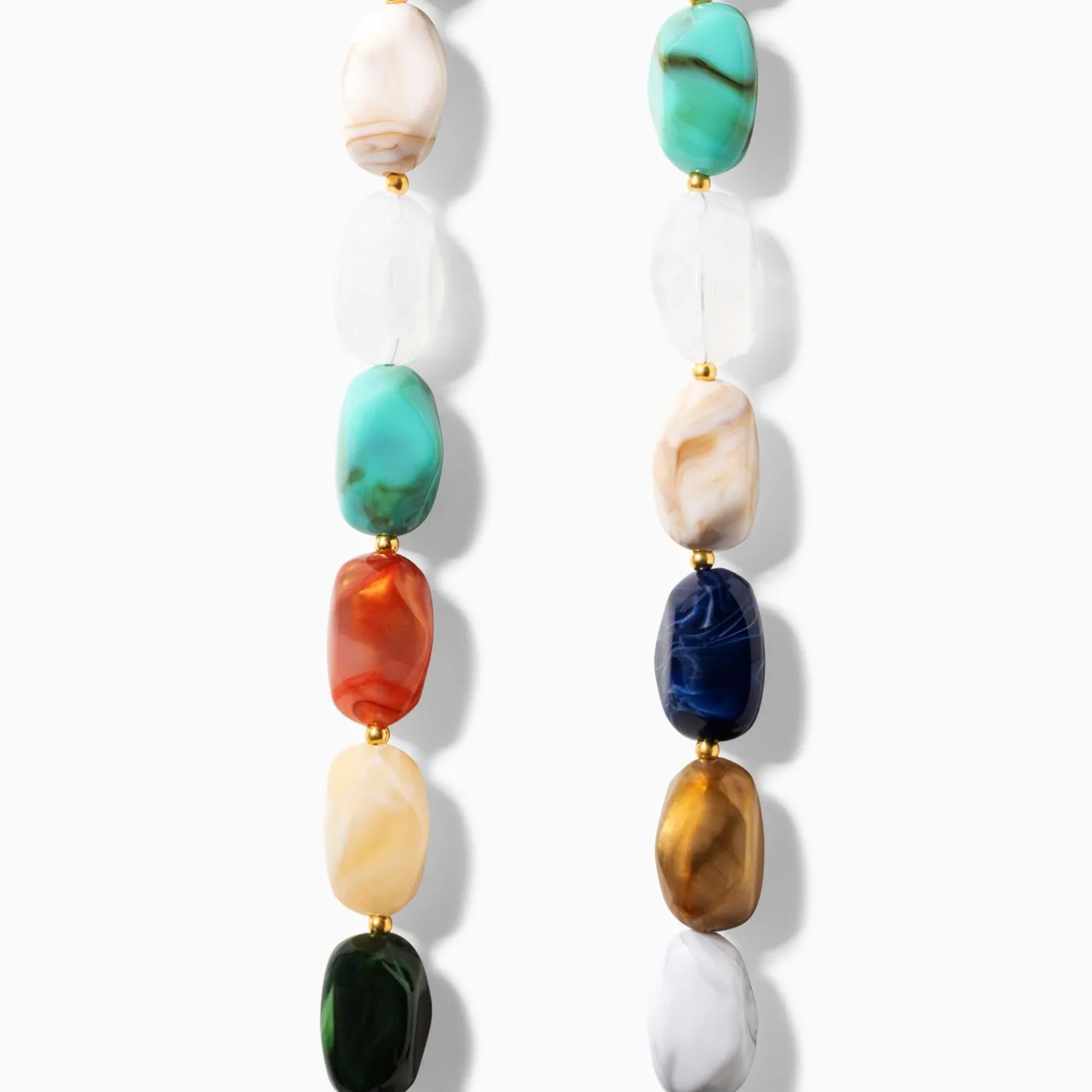 Vanessa Wu Accessoires Pour Téléphone | Chaine De Telephone Livia En Pierres Multicolores