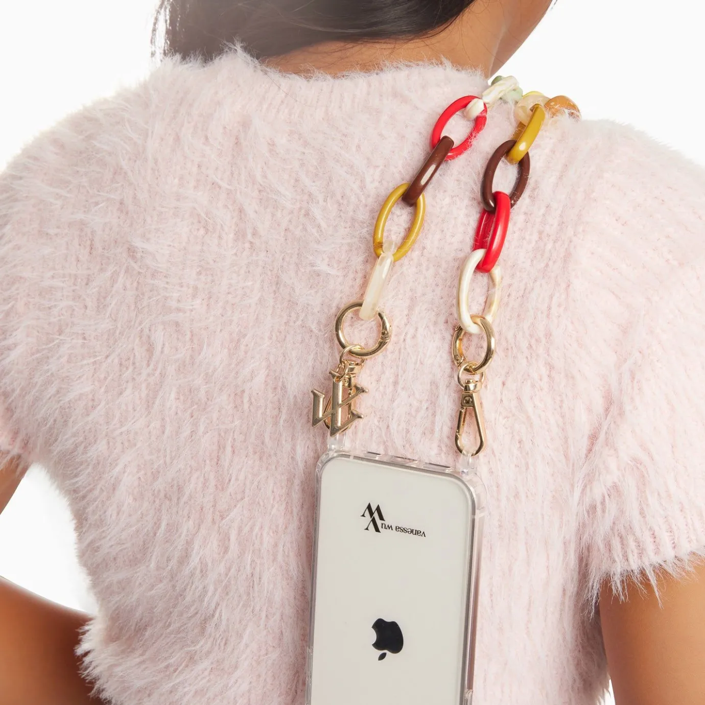 Vanessa Wu Accessoires Pour Téléphone | Chaine De Telephone Martica Multicolore