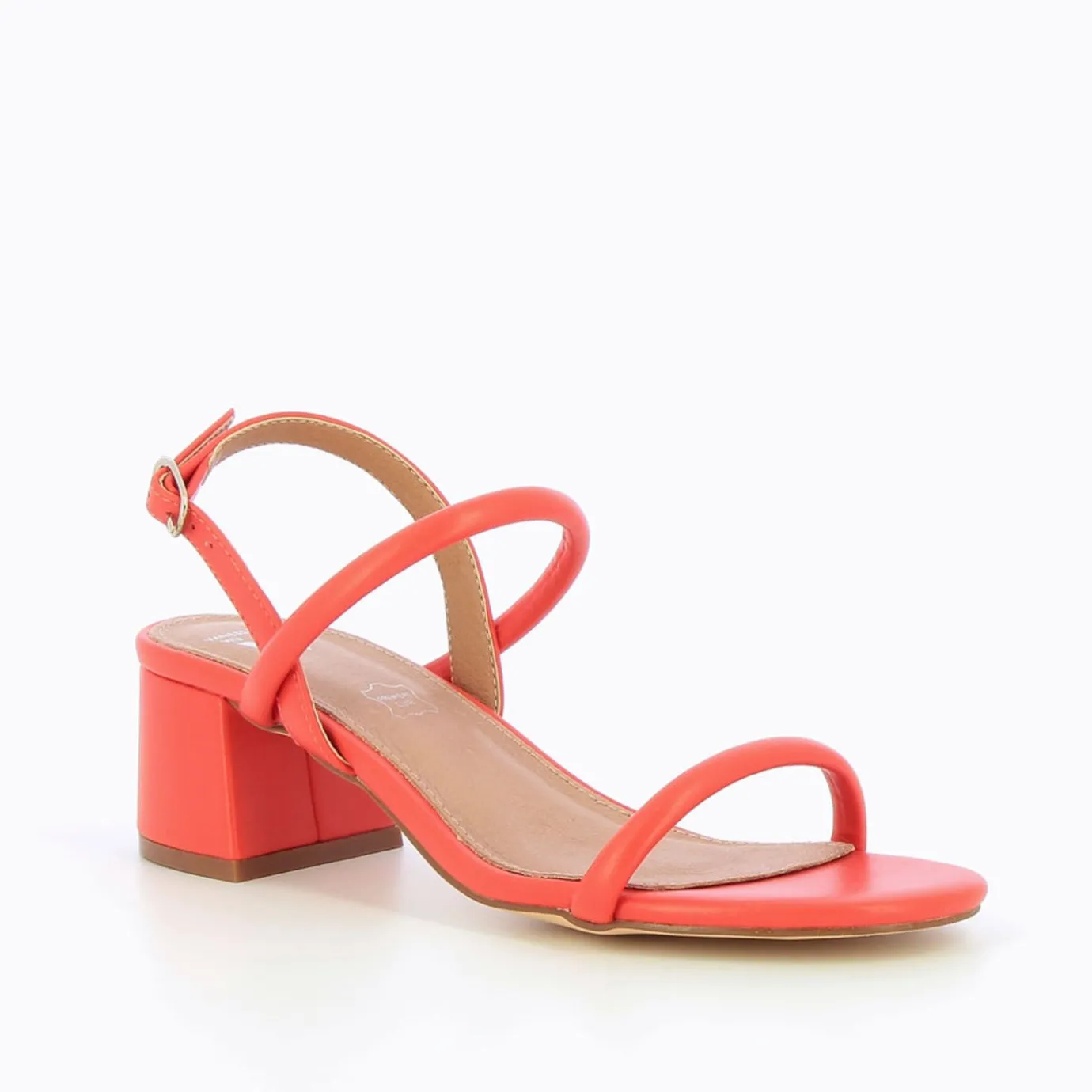 Vanessa Wu Sandales À Talon, Compensées | Sandales A Talon Minimalistes Cynthia Corail
