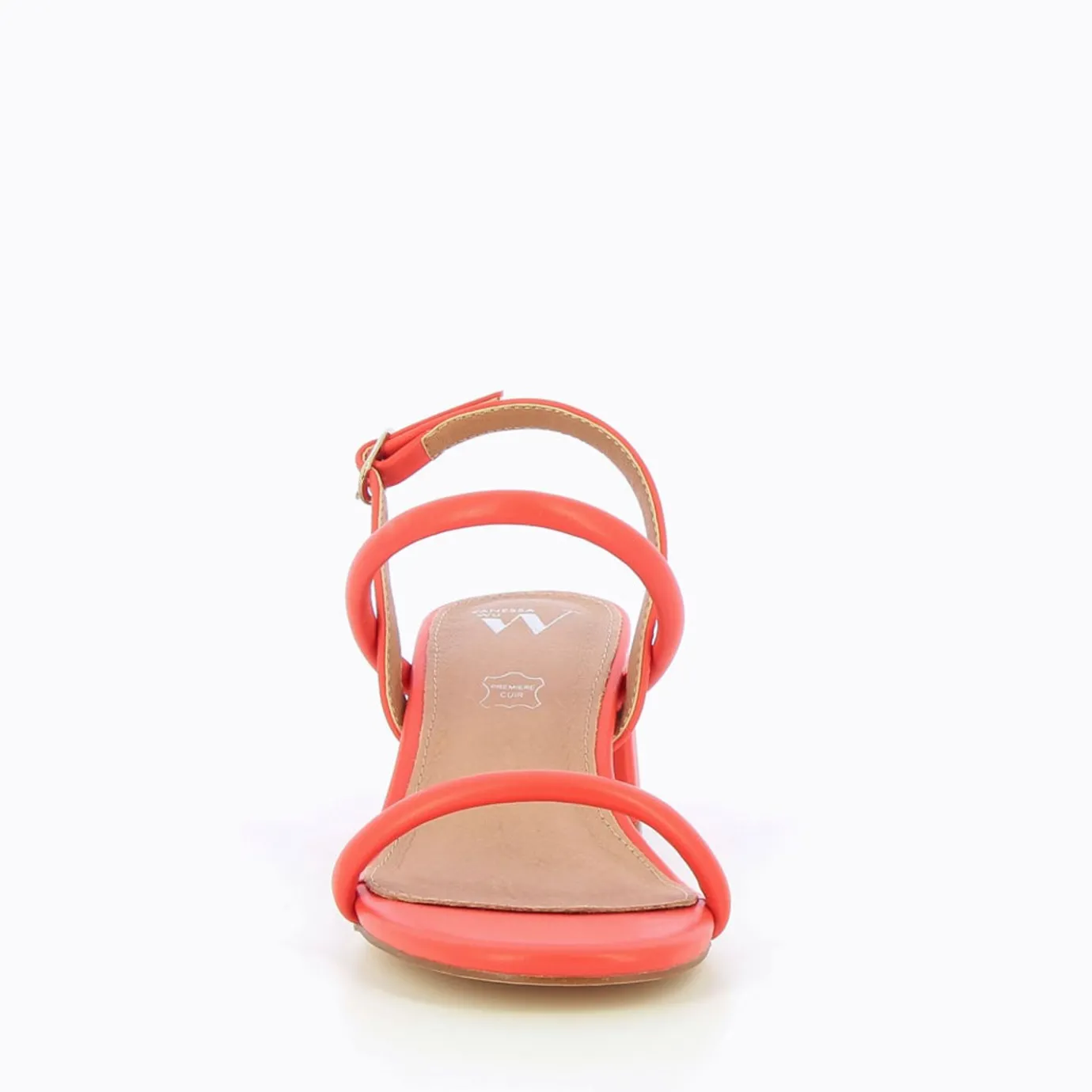 Vanessa Wu Sandales À Talon, Compensées | Sandales A Talon Minimalistes Cynthia Corail
