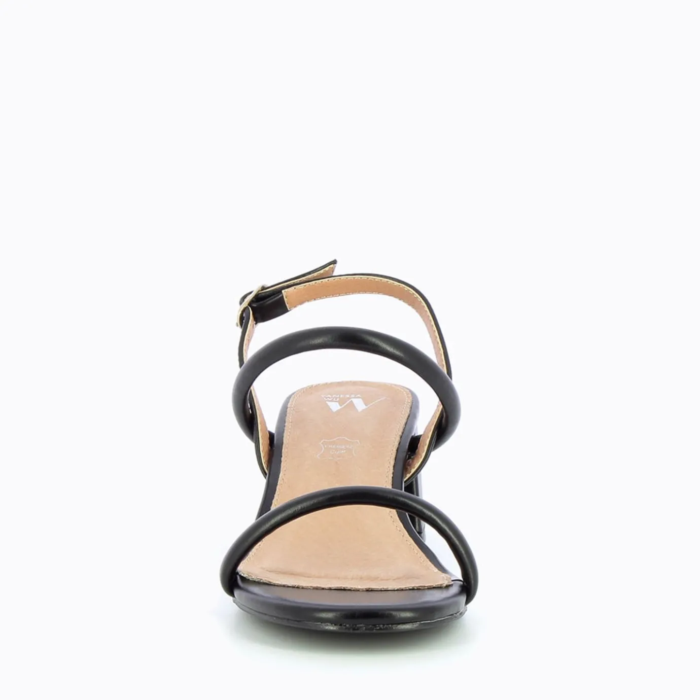 Vanessa Wu Sandales À Talon, Compensées | Sandales A Talon Minimalistes Cynthia Noires